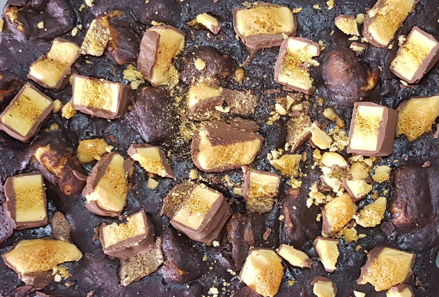 Crunchie brownies