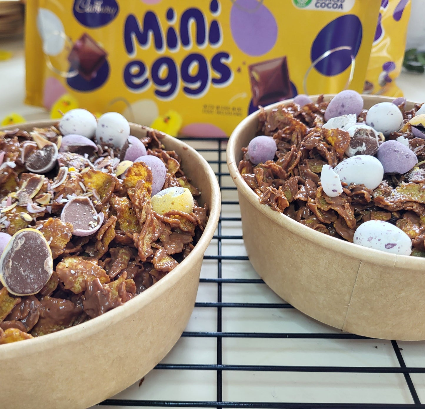 Mini Egg Crunch Cake