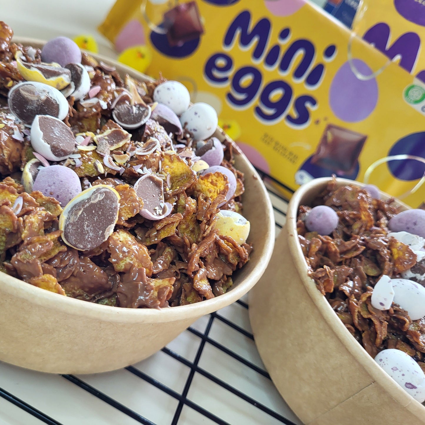 Mini Egg Crunch Cake