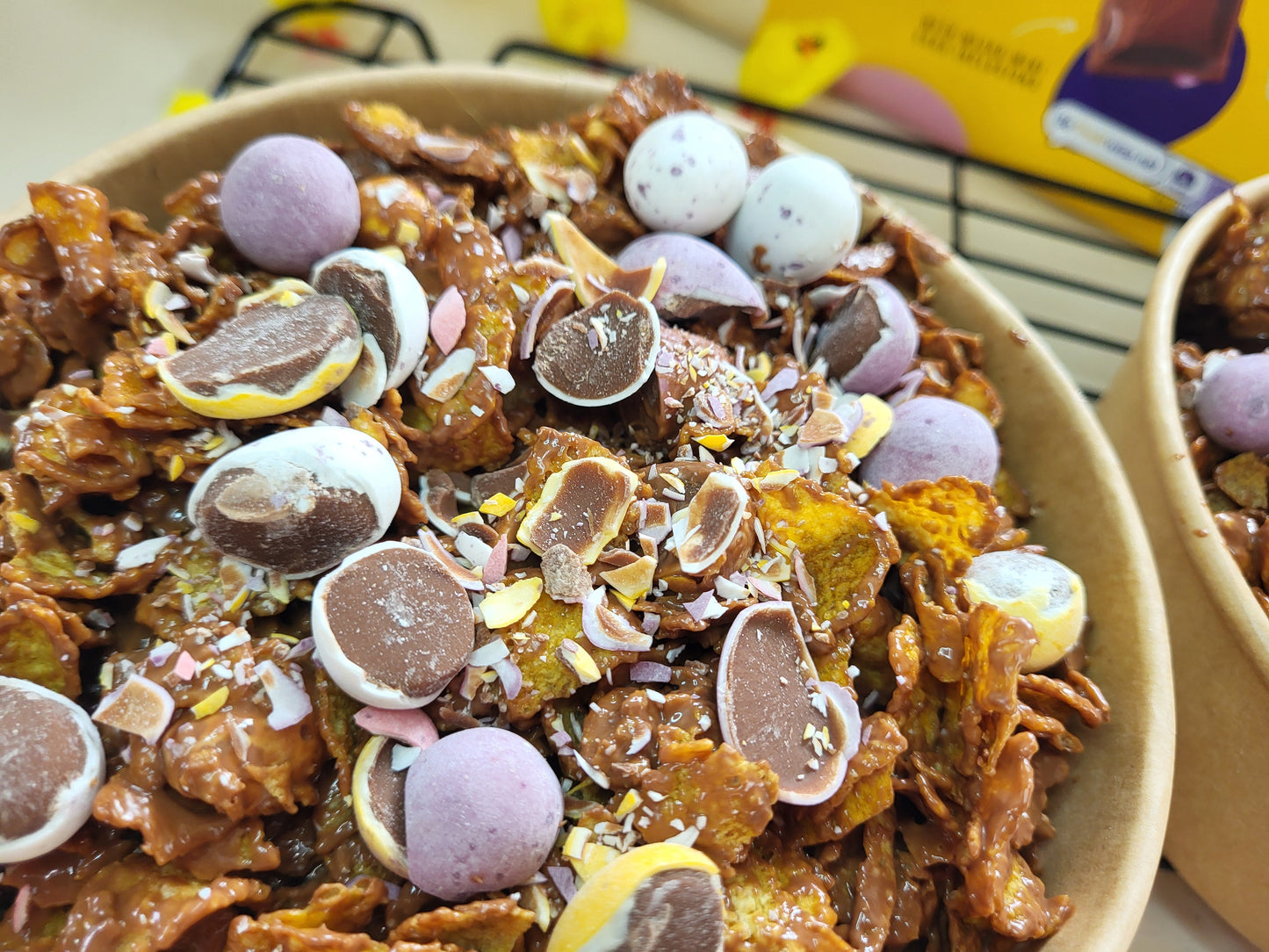 Mini Egg Crunch Cake