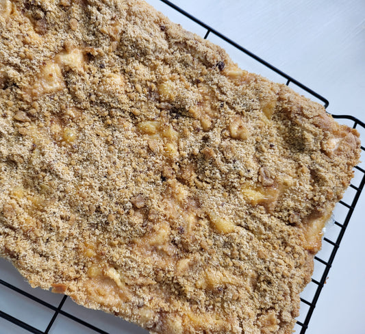 Caramel apple blondie