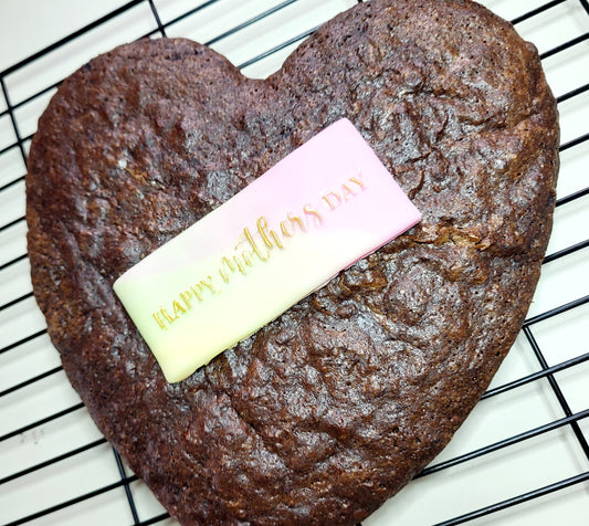 Mother's Day Brownie Heart