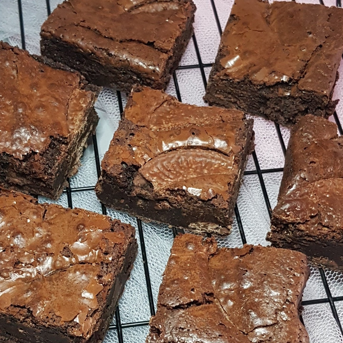 Terry's chocolate orange brownie slab