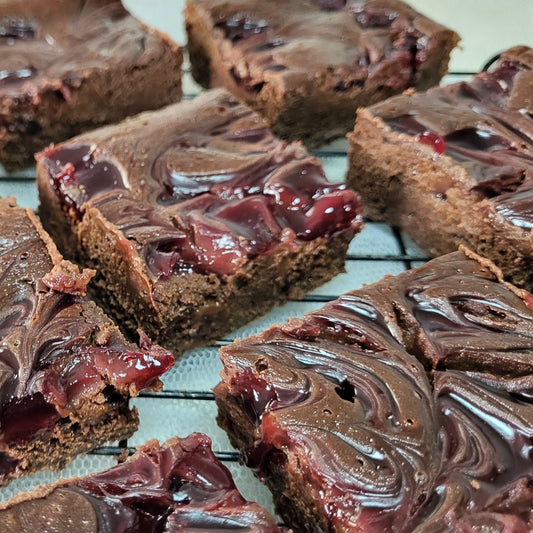 chocolate brownies delivered - Black forest brownie