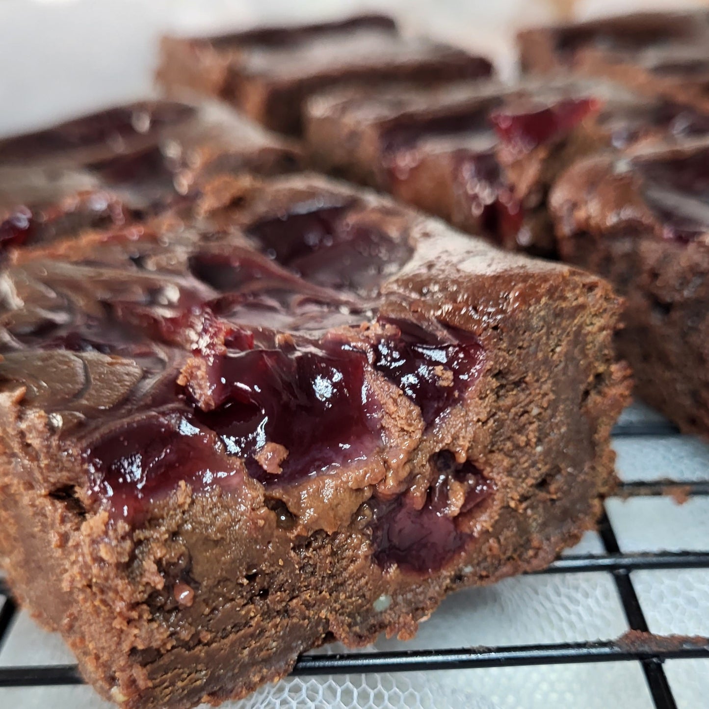 black forest brownie